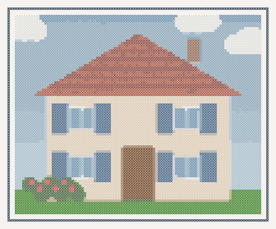 La maison aux volets bleus