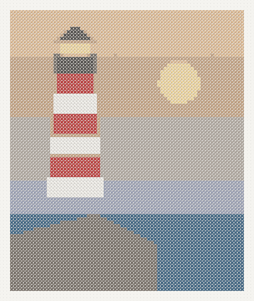 Le phare au couchant